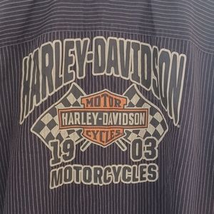 Harley-Davidson Button Down Short Sleeve Shirt Men Size 3XL